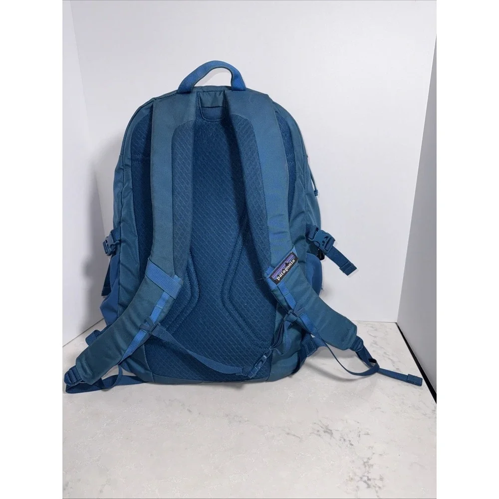 Patagonia Backpack Blue Hiking Laptop Daypack School Trail Nylon See Description